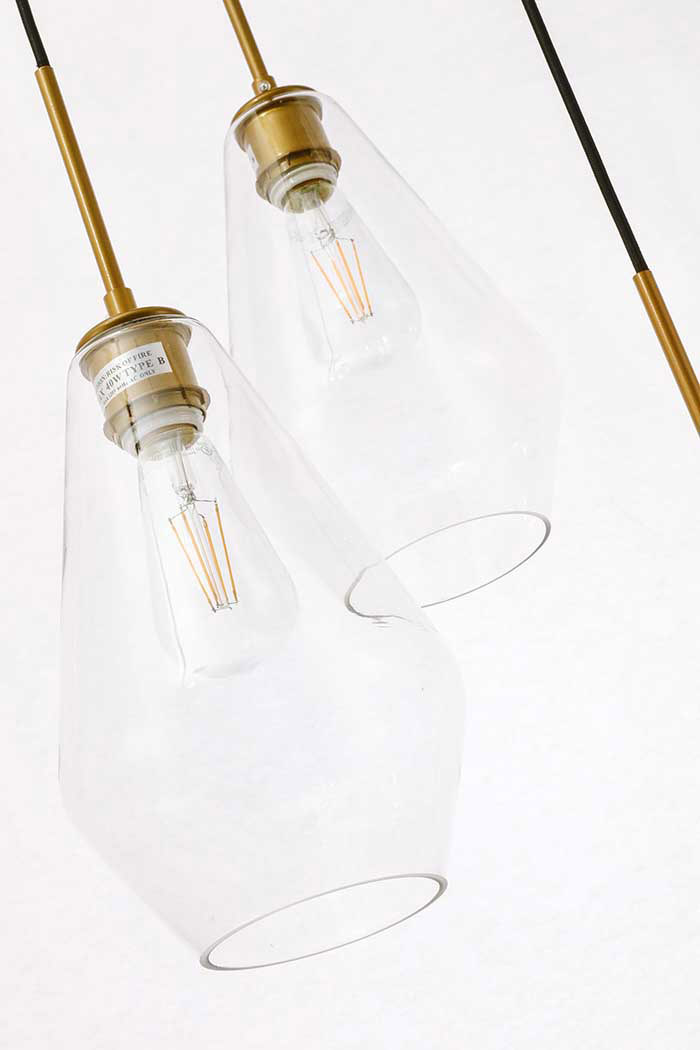 Elegant Pendant Light - Brass (LD2262BR)