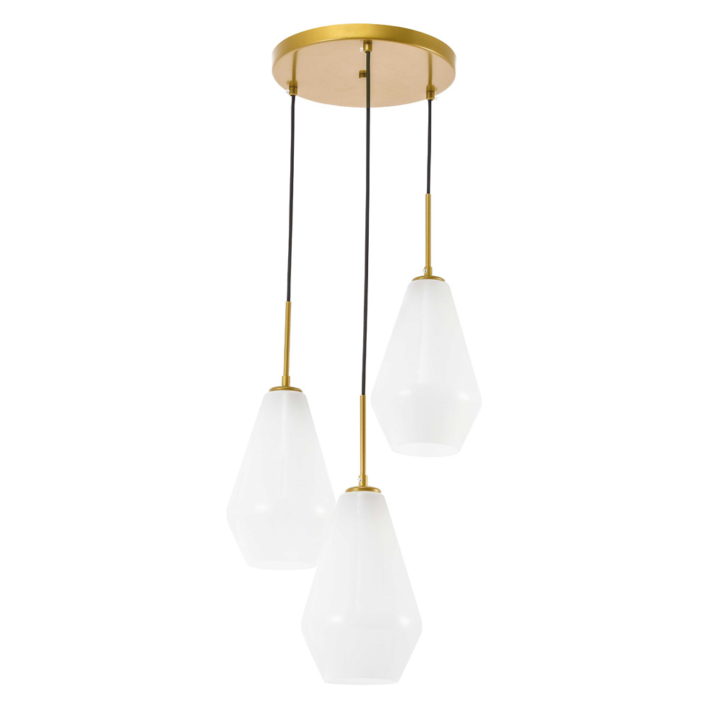 Elegant Pendant Light - Brass (LD2263BR)