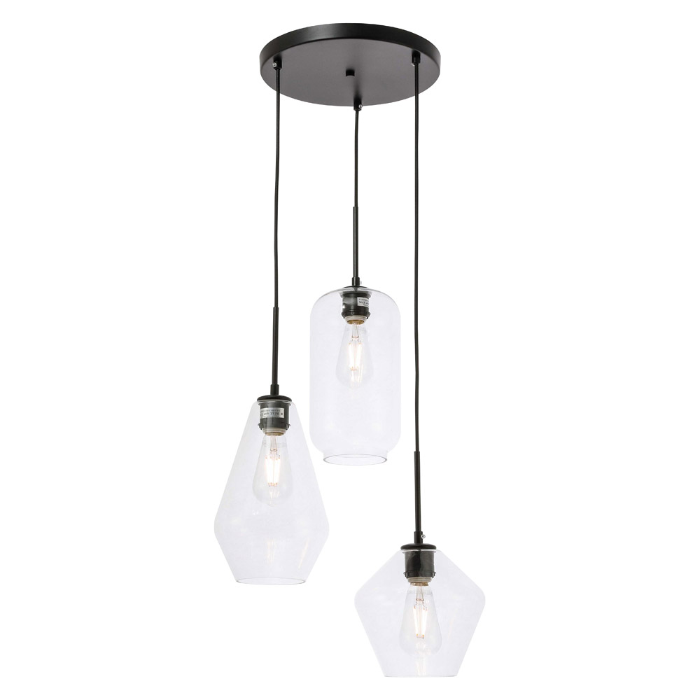 Elegant Pendant Light - Black (LD2268BK)