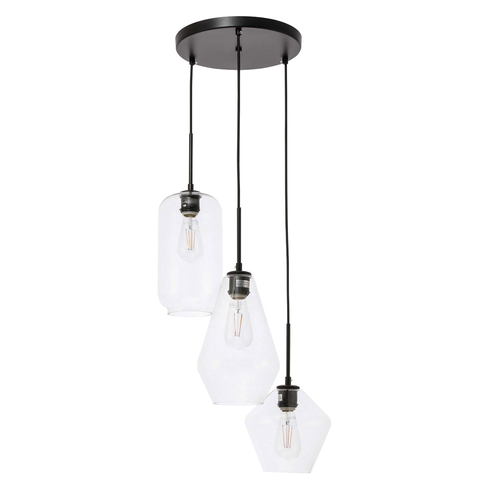 Elegant Pendant Light - Black (LD2268BK)