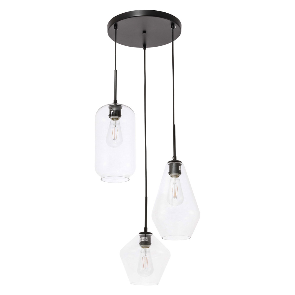 Elegant Pendant Light - Black (LD2268BK)