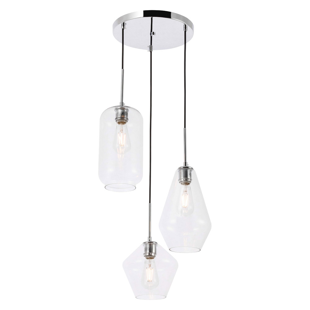 Elegant Pendant Light - Chrome (LD2268C)