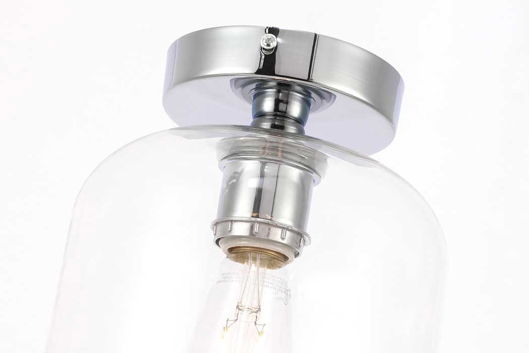 Elegant Flush Mount Light - Chrome (LD2270C)