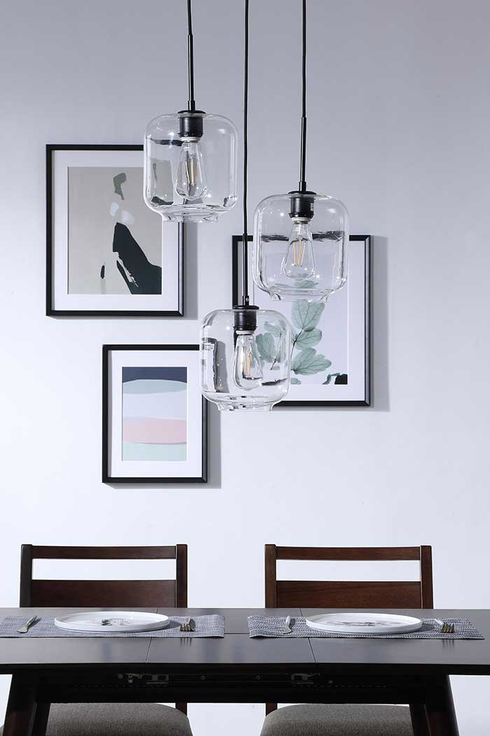 Elegant Pendant Light - Black (LD2274BK)