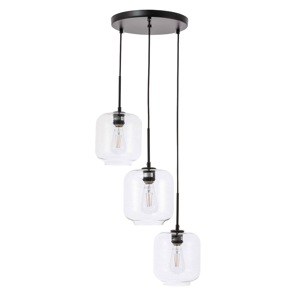 Elegant Pendant Light - Black (LD2274BK)