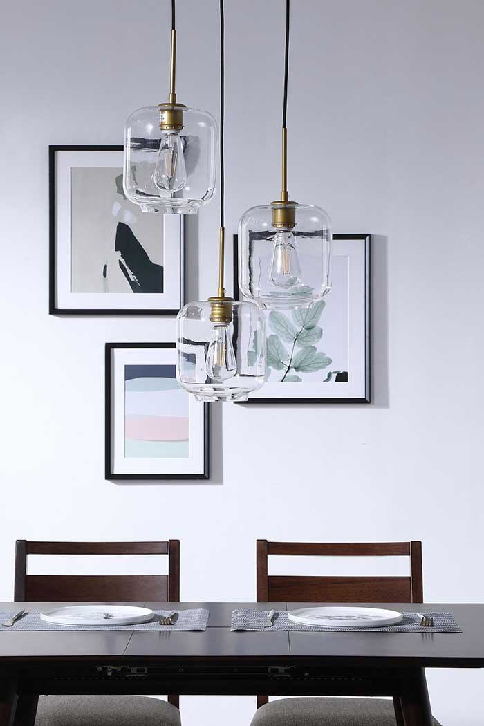 Elegant Pendant Light - Brass (LD2274BR)