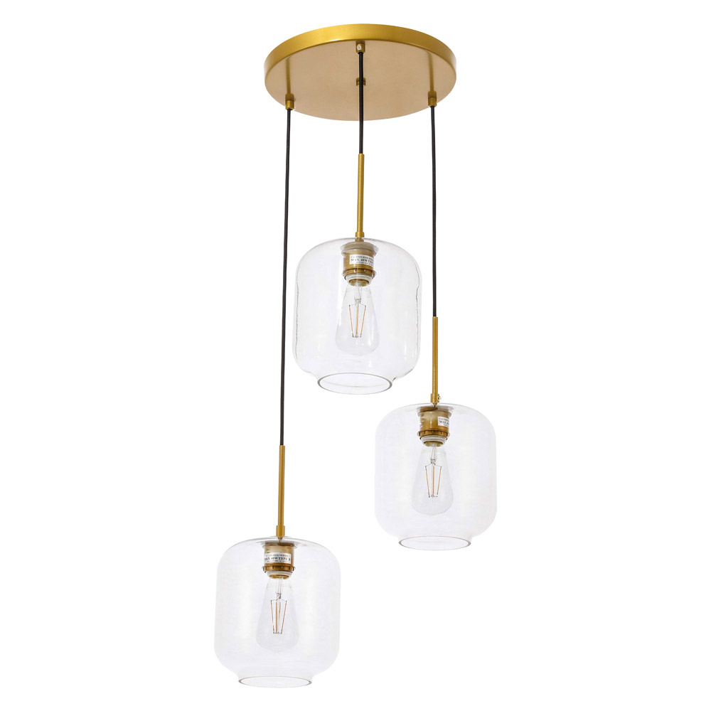 Elegant Pendant Light - Brass (LD2274BR)