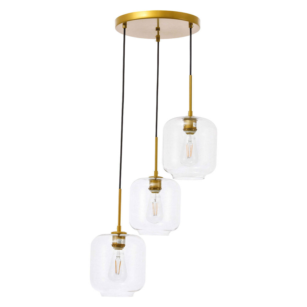 Elegant Pendant Light - Brass (LD2274BR)