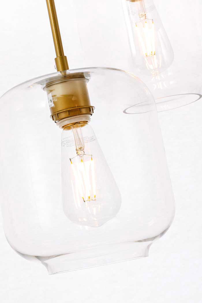 Elegant Pendant Light - Brass (LD2274BR)