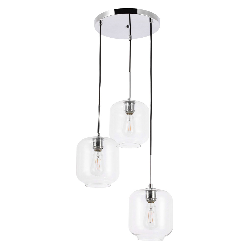 Elegant Pendant Light - Chrome (LD2274C)