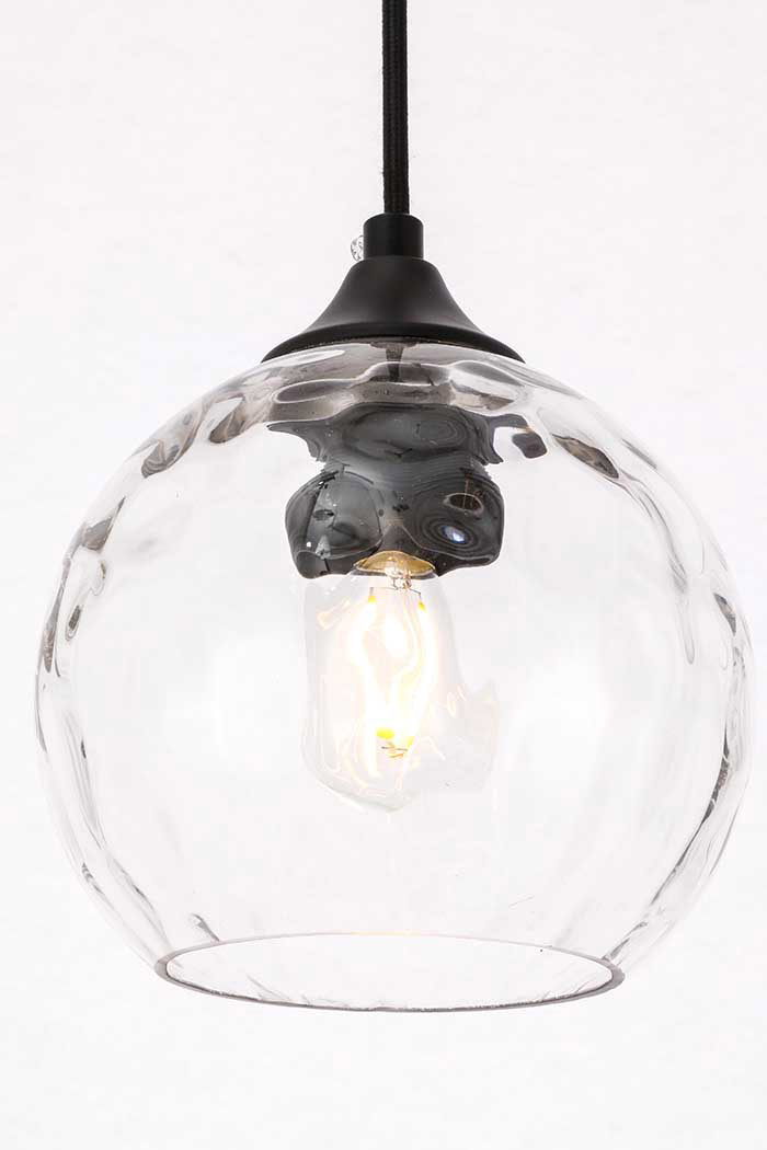 Elegant Cashel Pendant - Black, L 5.9" (LD2280BK)