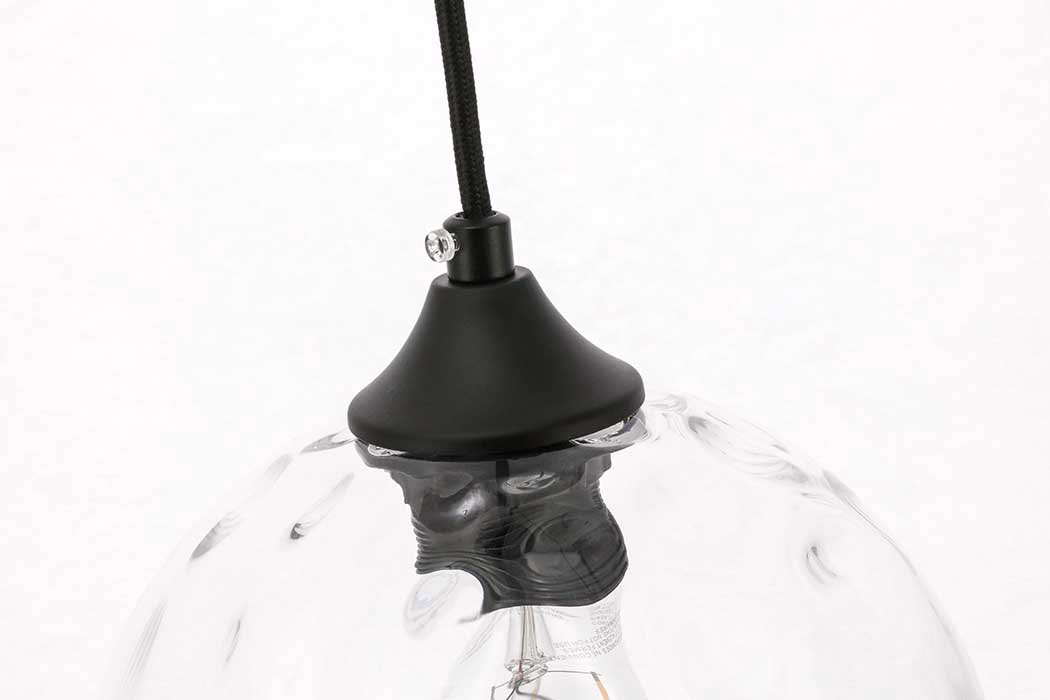 Elegant Cashel Pendant - Black, L 7.9" (LD2281BK)