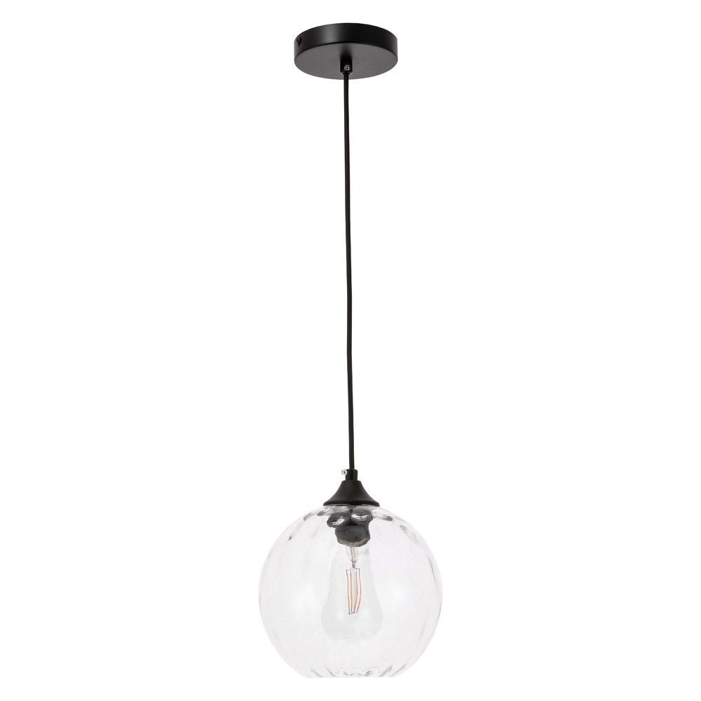 Elegant Cashel Pendant - Black, L 7.9" (LD2281BK)