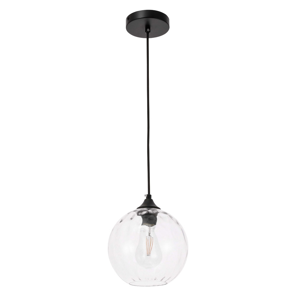 Elegant Cashel Pendant - Black, L 7.9" (LD2281BK)