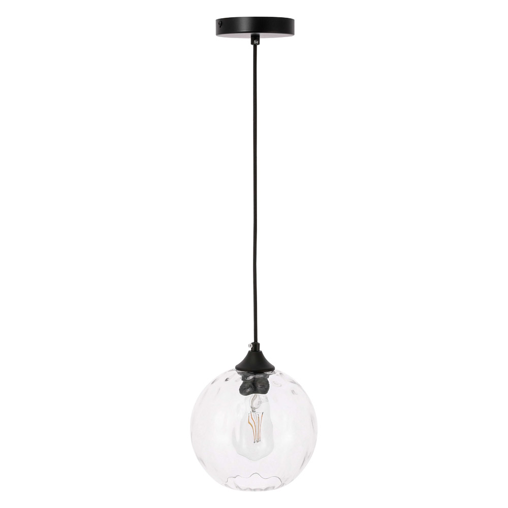 Elegant Cashel Pendant - Black, L 7.9" (LD2281BK)