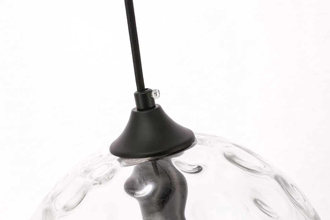 Elegant Cashel Pendant - Black, L 9.8" (LD2282BK)