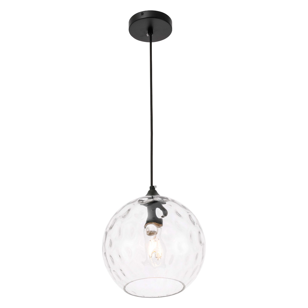 Elegant Cashel Pendant - Black, L 9.8" (LD2282BK)