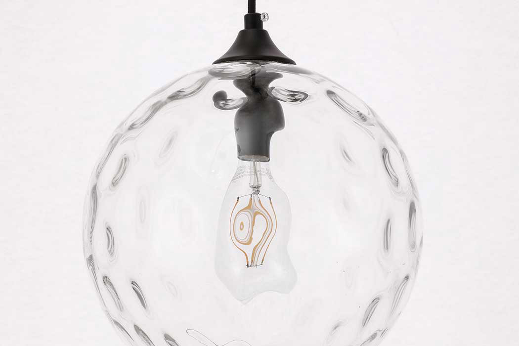 Elegant Cashel Pendant - Black, L 9.8" (LD2282BK)