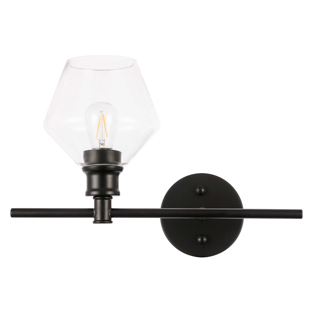 Elegant Wall Sconce - Black, Left Side (LD2300BK)