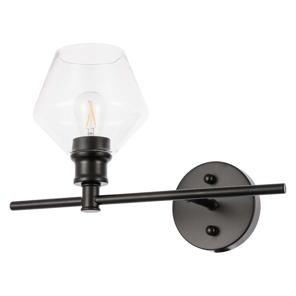 Elegant Wall Sconce - Black, Left Side (LD2300BK)