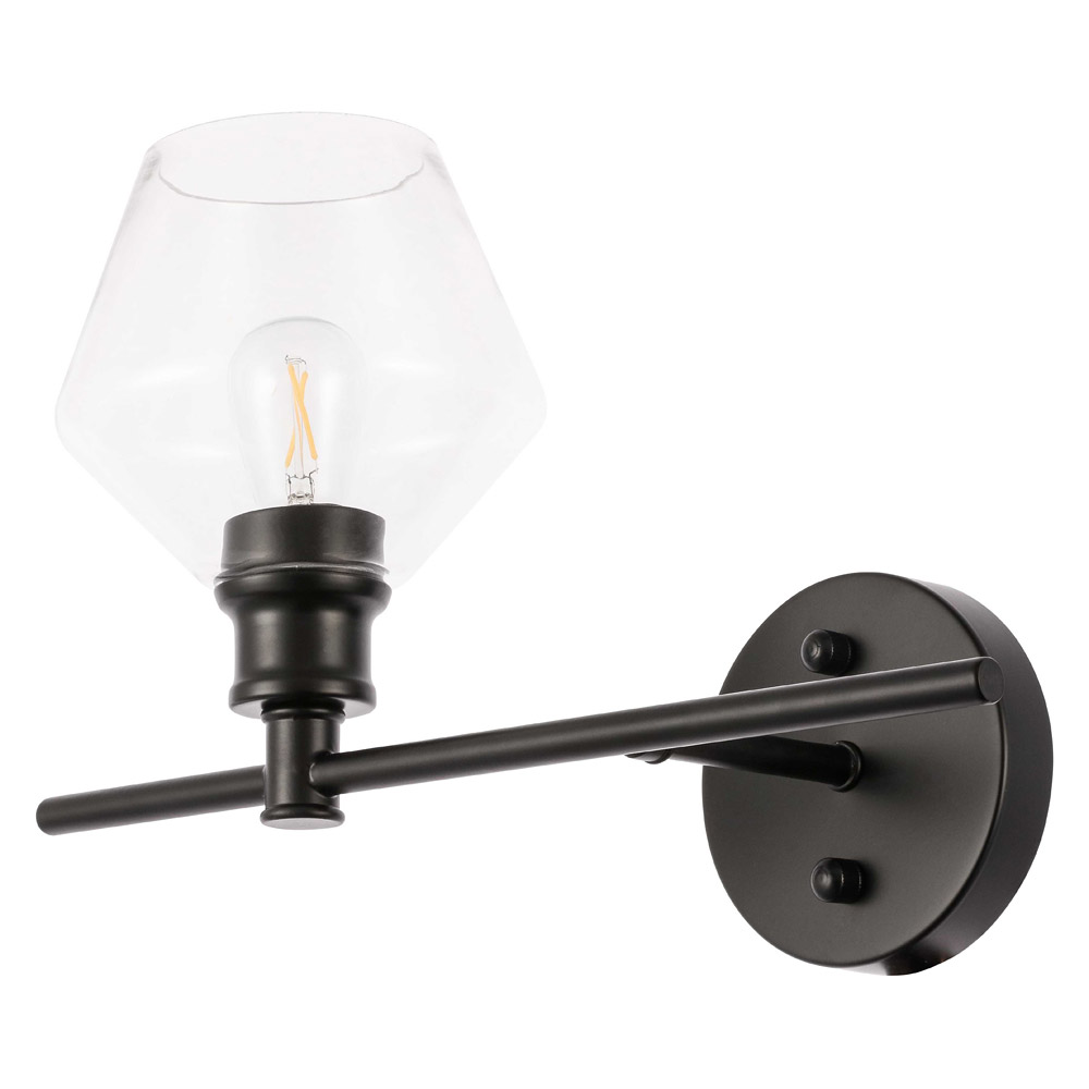 Elegant Wall Sconce - Black, Left Side (LD2300BK)