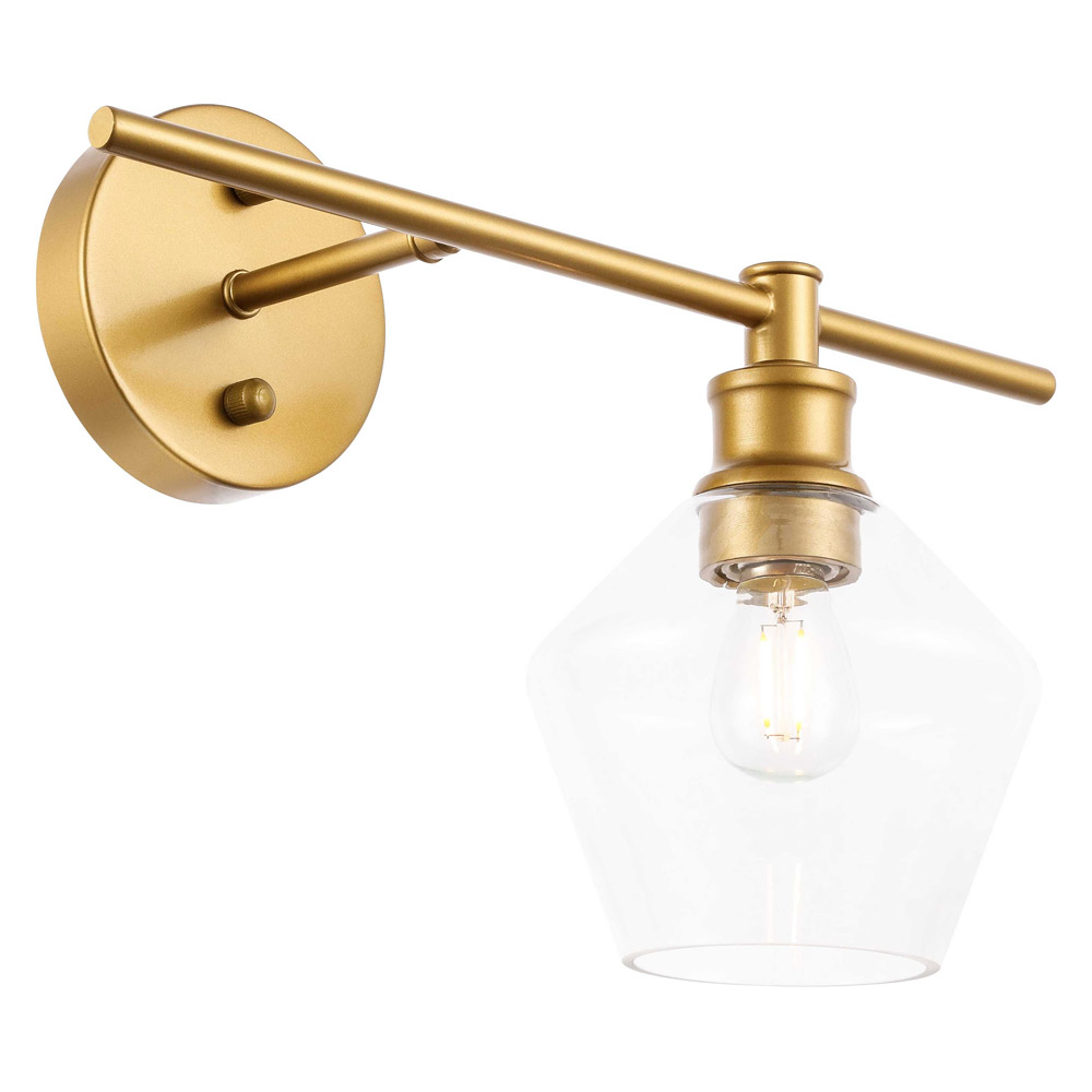 Elegant Wall Sconce - Brass, Left Side (LD2300BR)