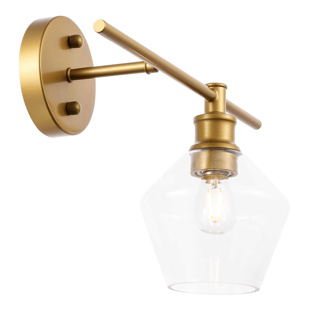 Elegant Wall Sconce - Brass, Left Side (LD2300BR)