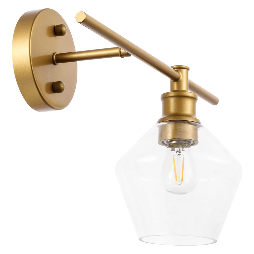 Elegant Wall Sconce - Brass, Left Side (LD2300BR)