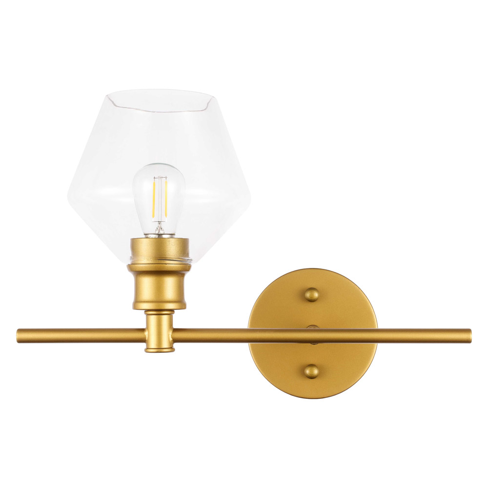 Elegant Wall Sconce - Brass, Left Side (LD2300BR)