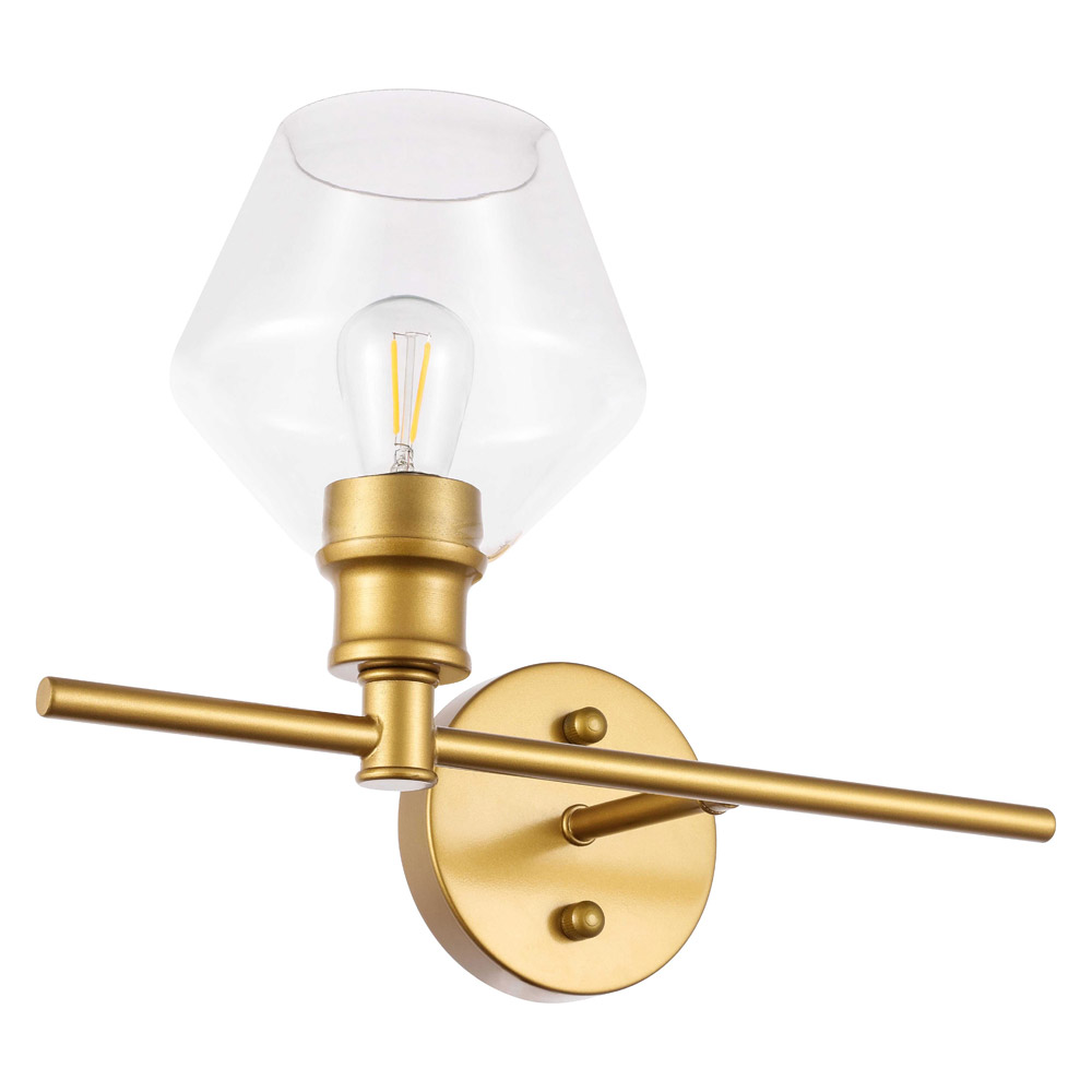 Elegant Wall Sconce - Brass, Left Side (LD2300BR)