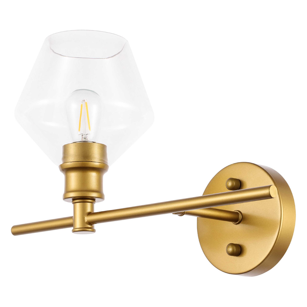 Elegant Wall Sconce - Brass, Left Side (LD2300BR)