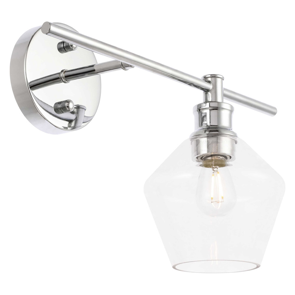 Elegant Wall Sconce - Chrome, Left Side (LD2300C)