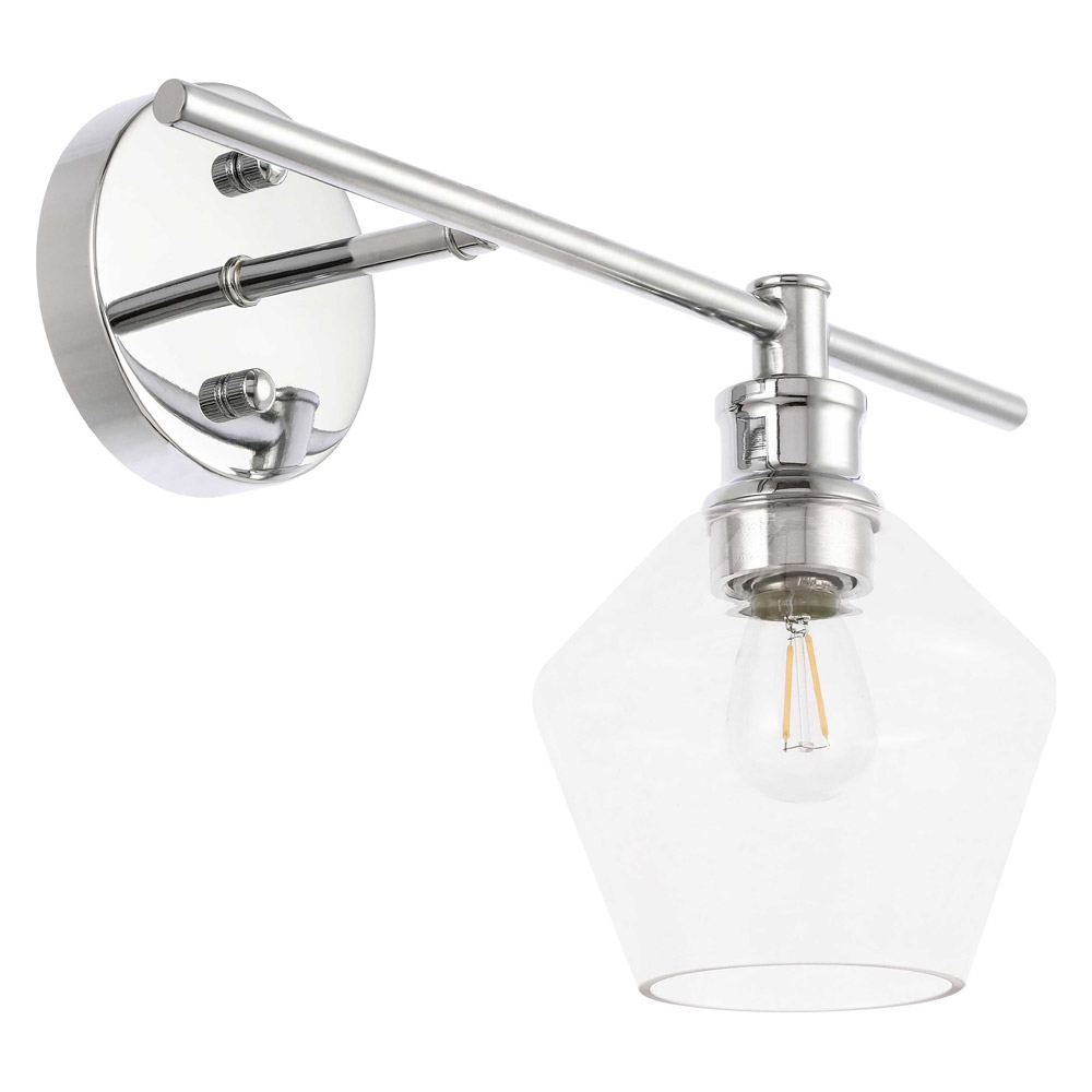 Elegant Wall Sconce - Chrome, Left Side (LD2300C)