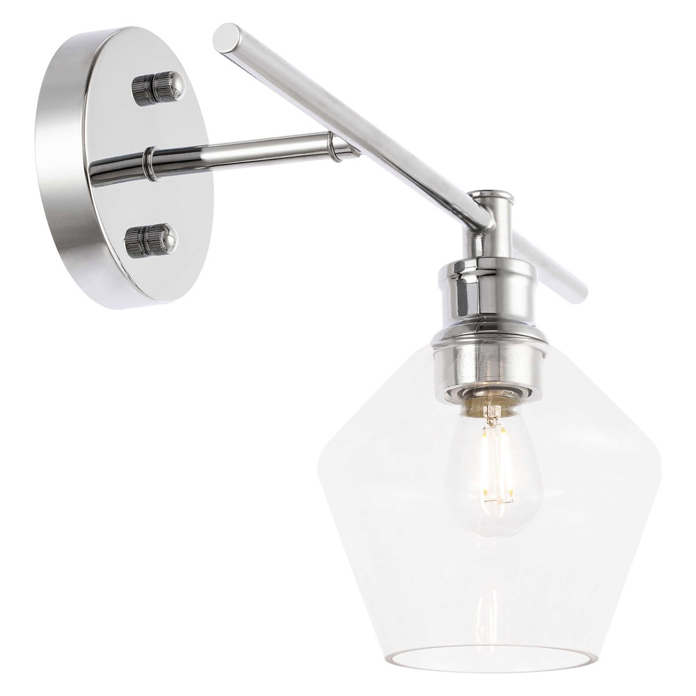 Elegant Wall Sconce - Chrome, Left Side (LD2300C)