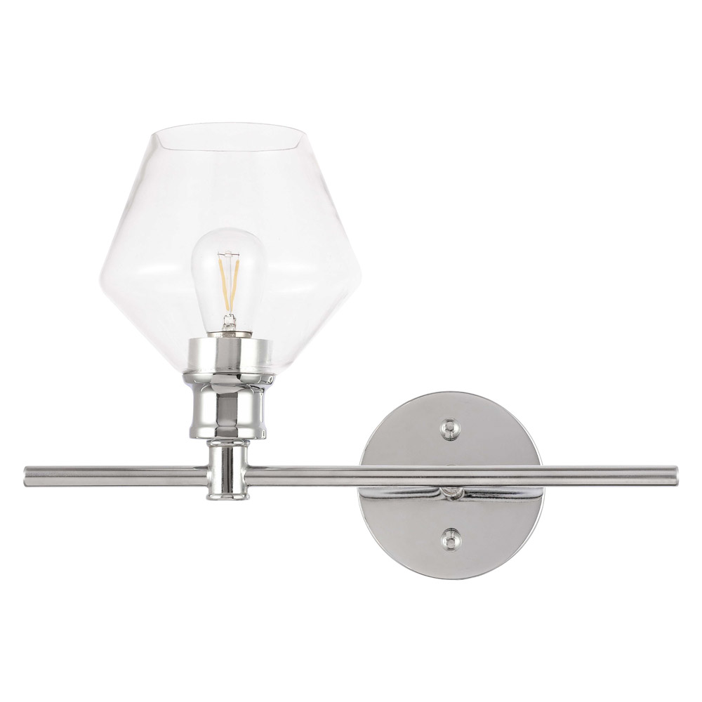 Elegant Wall Sconce - Chrome, Left Side (LD2300C)