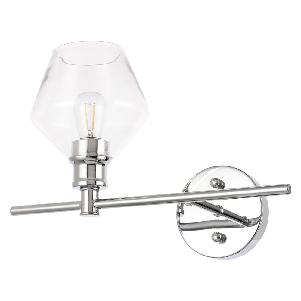 Elegant Wall Sconce - Chrome, Left Side (LD2300C)