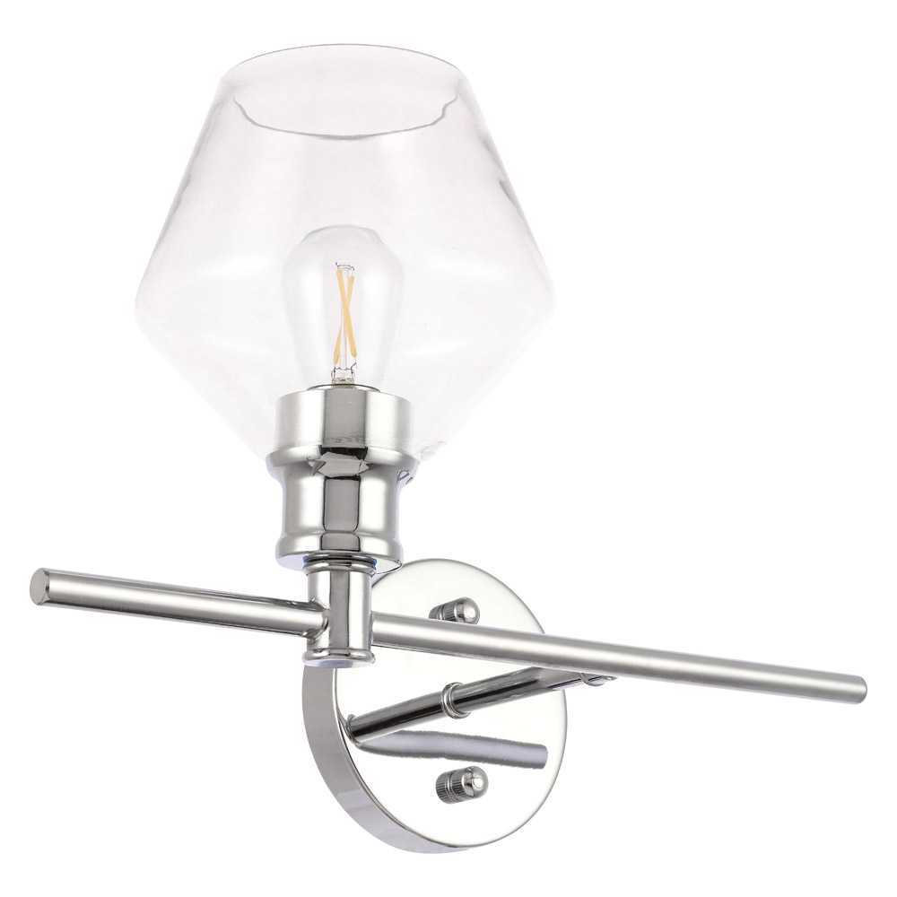 Elegant Wall Sconce - Chrome, Left Side (LD2300C)