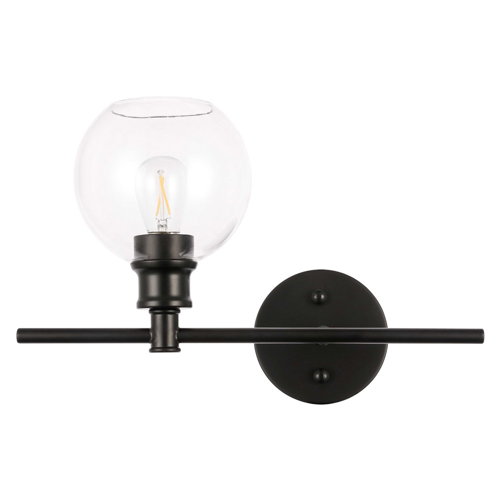 Elegant Wall Sconce - Black, Left Side (LD2302BK)