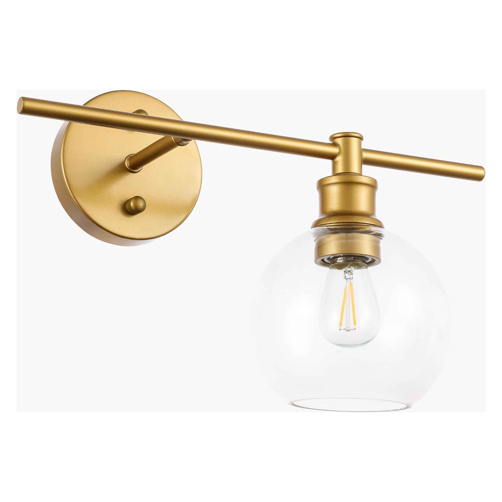 Elegant Wall Sconce - Brass, Left Side (LD2302BR)