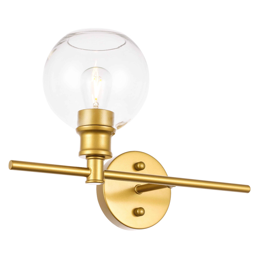 Elegant Wall Sconce - Brass, Left Side (LD2302BR)