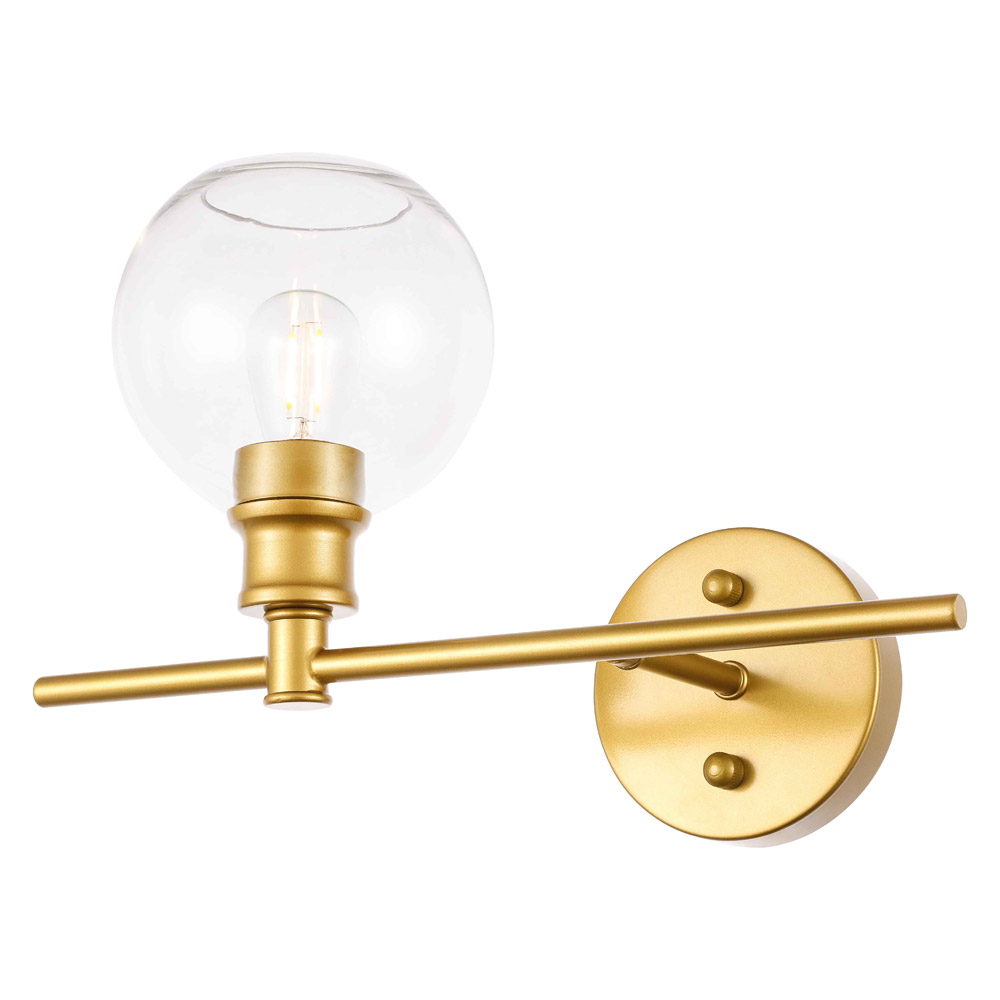 Elegant Wall Sconce - Brass, Left Side (LD2302BR)