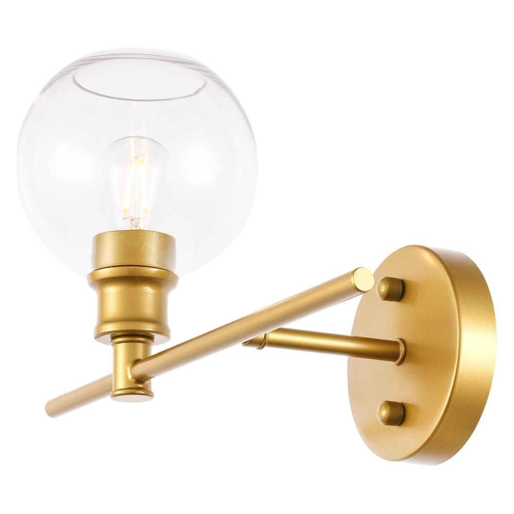 Elegant Wall Sconce - Brass, Left Side (LD2302BR)