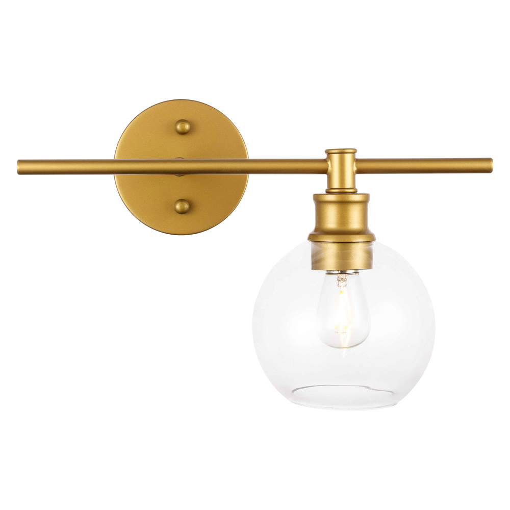 Elegant Wall Sconce - Brass, Left Side (LD2302BR)