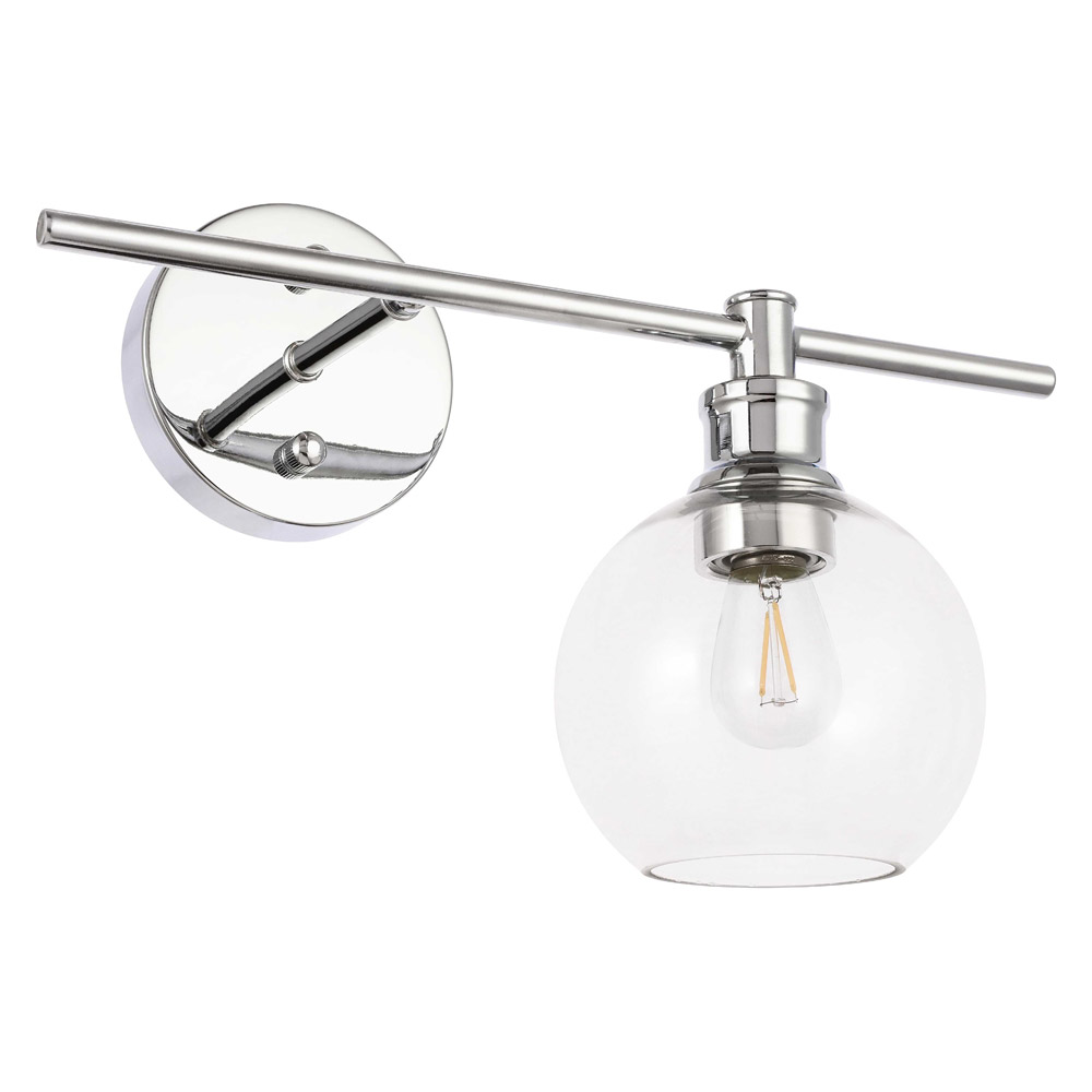 Elegant Wall Sconce - Chrome, Left Side (LD2302C)