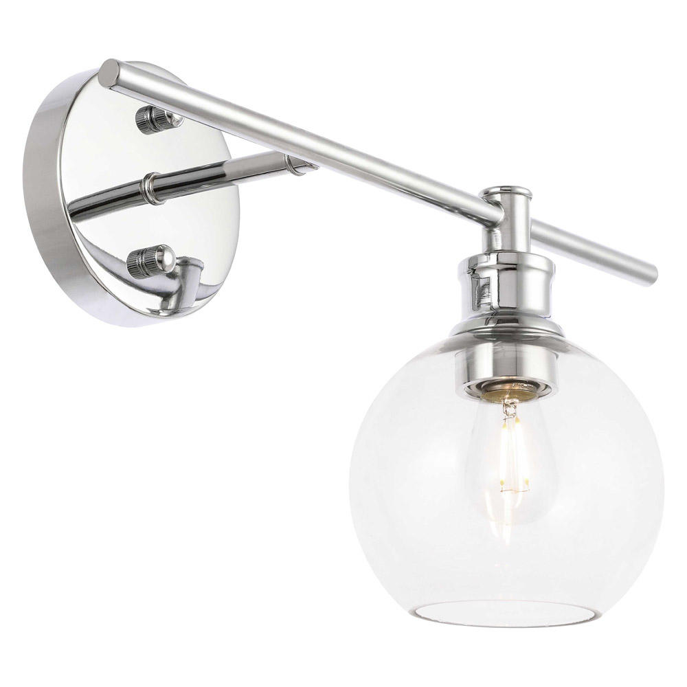 Elegant Wall Sconce - Chrome, Left Side (LD2302C)