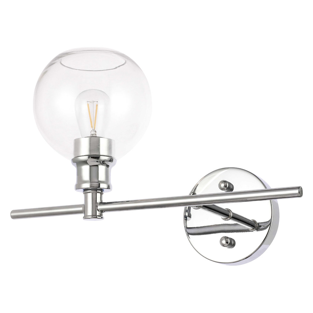 Elegant Wall Sconce - Chrome, Left Side (LD2302C)