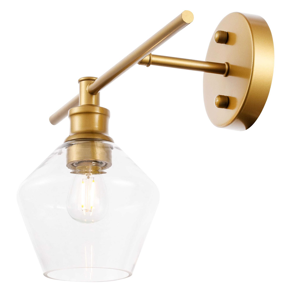 Elegant Wall Sconce - Brass, Right Side (LD2304BR)