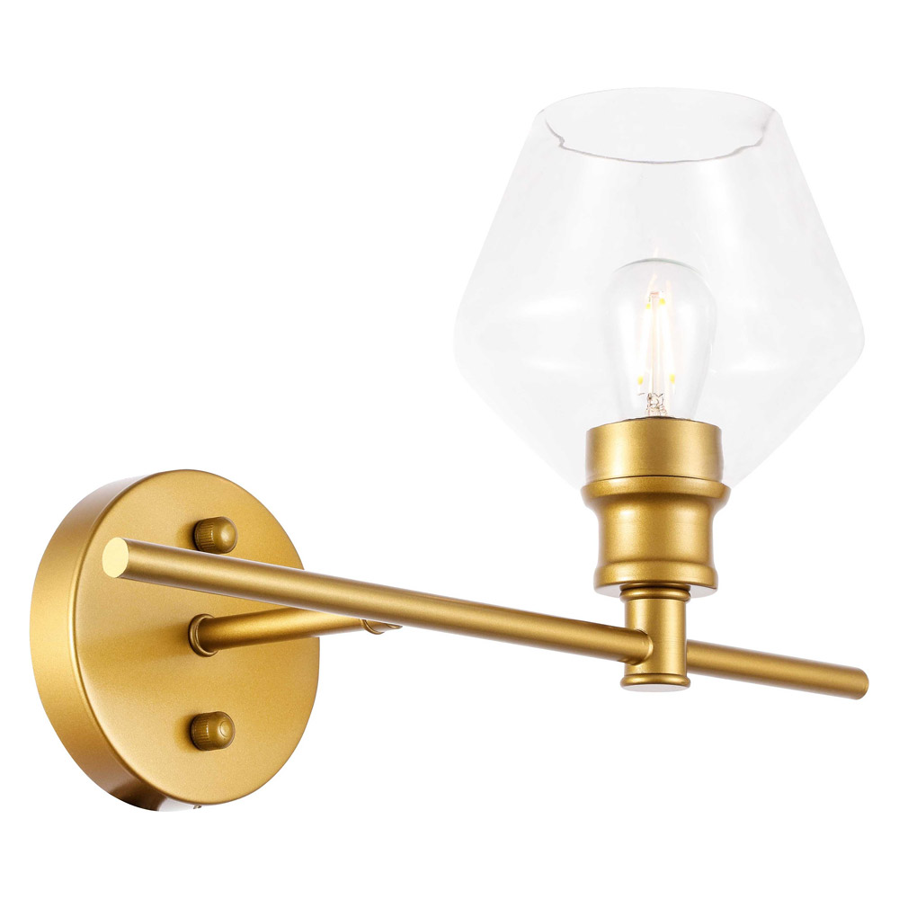 Elegant Wall Sconce - Brass, Right Side (LD2304BR)