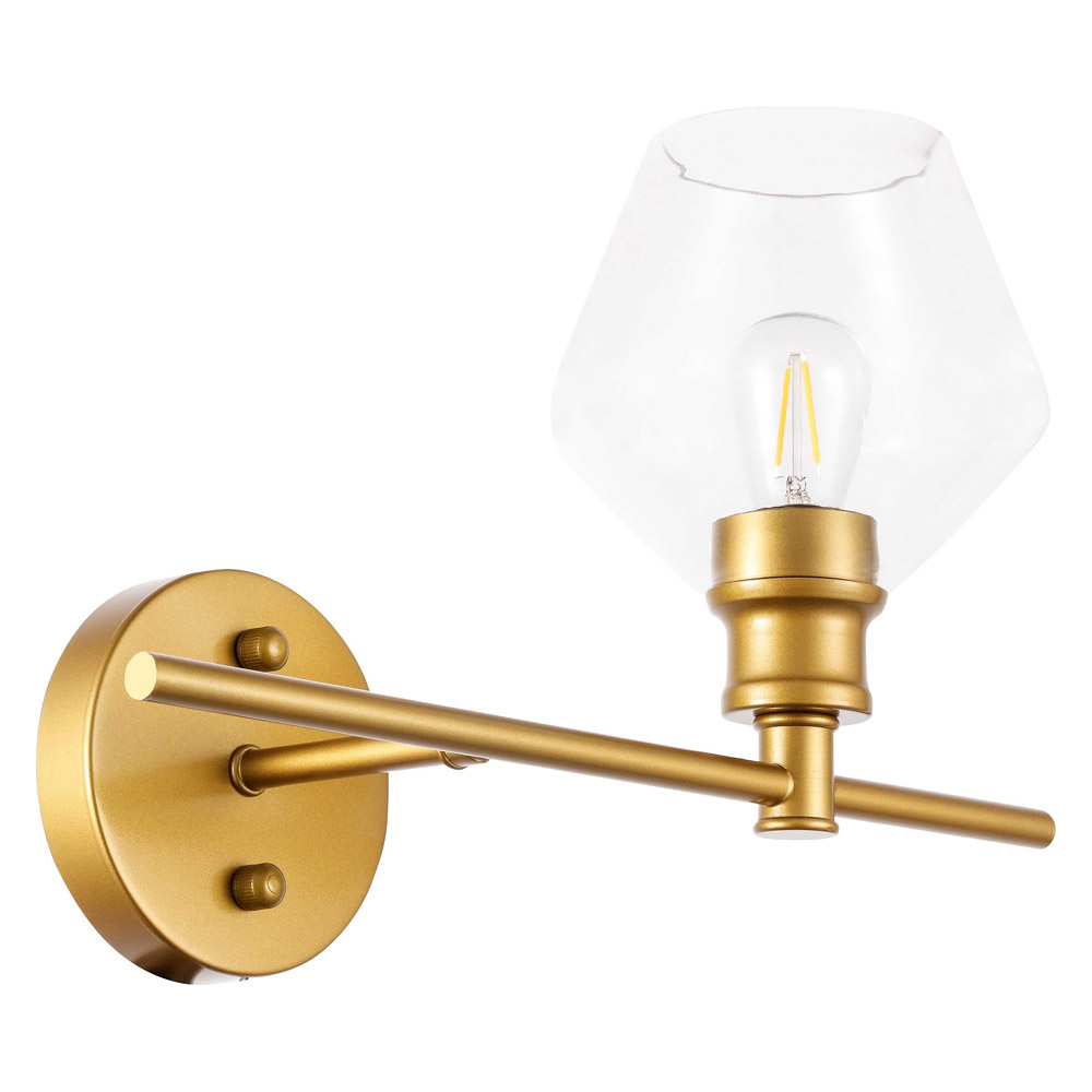 Elegant Wall Sconce - Brass, Right Side (LD2304BR)