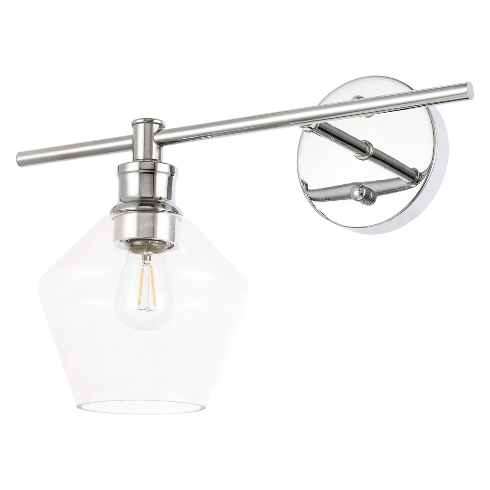 Elegant Wall Sconce - Chrome, Right Side (LD2304C)